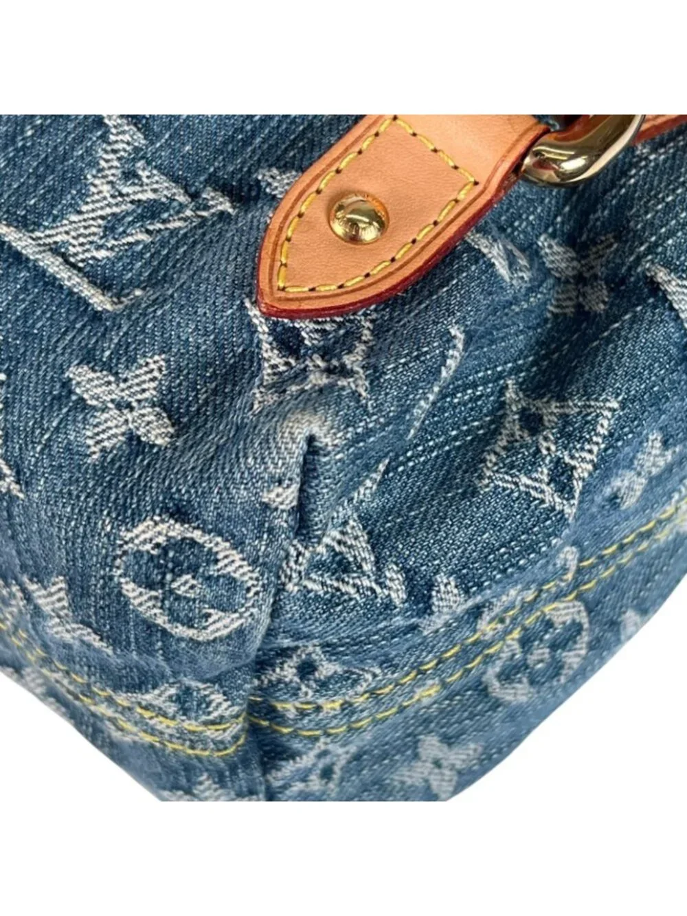 Louis Vuitton Backpack Monogram Denim Blue Sac a Dos PM